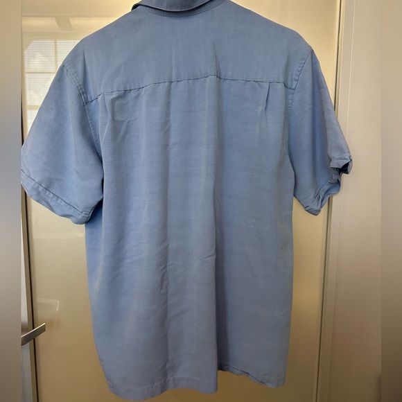 Vintage 80’s Cubavera Cuban Style Vacation Shirt Side Slits size med - Picture 5 of 5